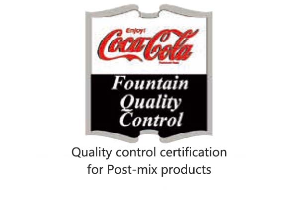 Quality assurance certification for Post-mix products