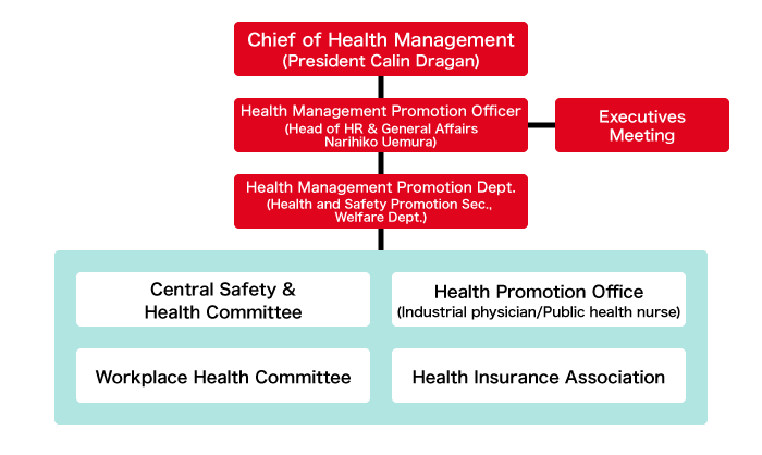 Health management promotion structure