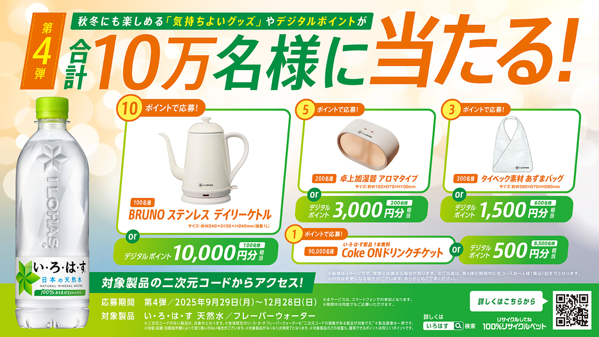 い・ろ・は・すPKGプロモーション第4弾